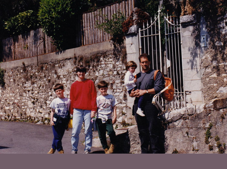 Andrew and Trudy Becker and their children